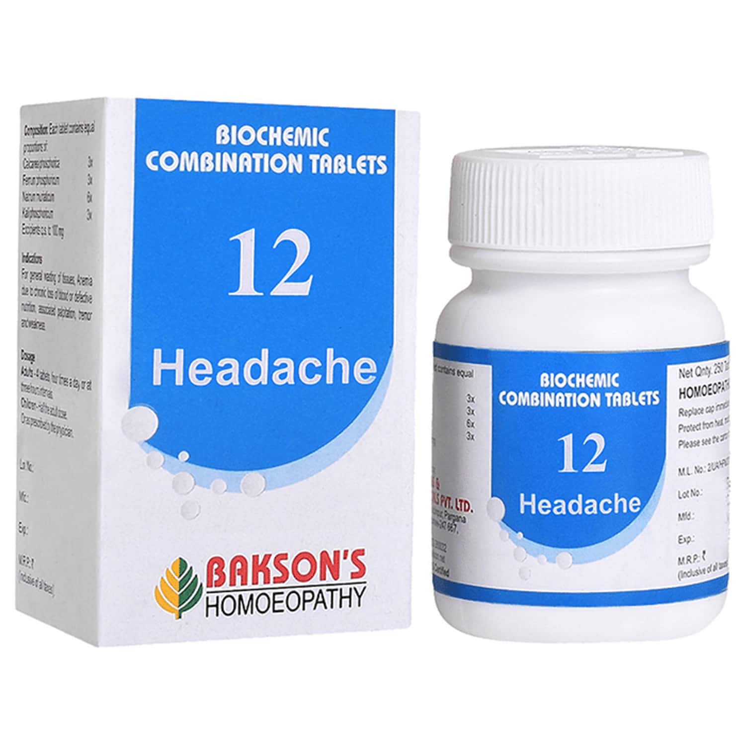 Baksons Homoeopathy Biocombination 12 Tablet 250 No's
