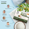 Ayouthveda Delicate Skin Castile Soap | Tulsi Neem Coconut & Olive Oils For Skin Cleansing 110 Gm