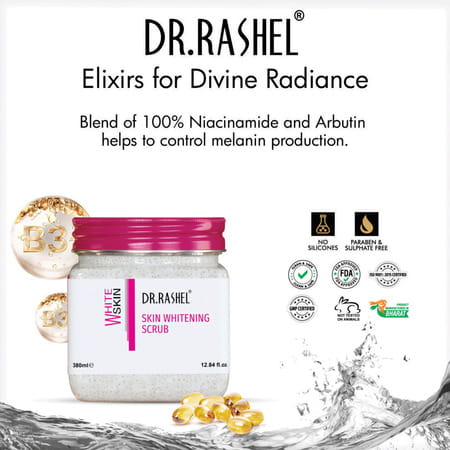 Dr Rashel White Skin Whitening Scrub 380 Ml