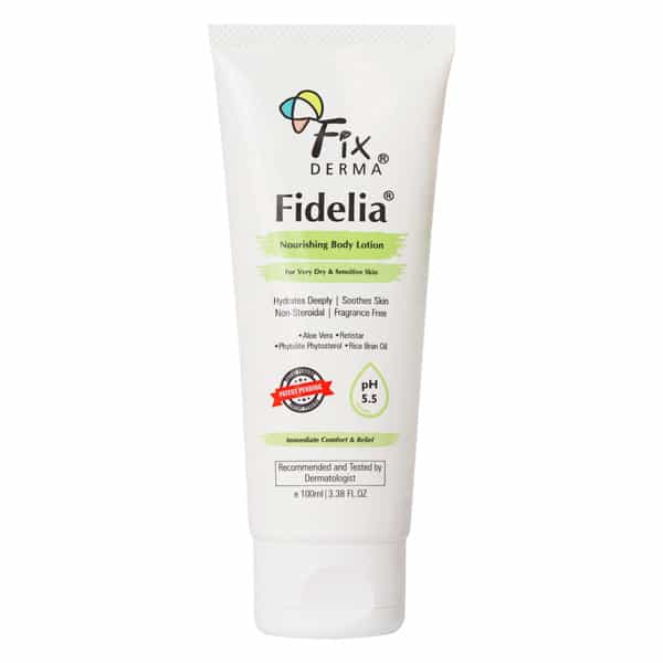 Fixderma Fidelia Nourishing Body Lotion With Rice Brain Oil Aloe Vera - 100 Ml