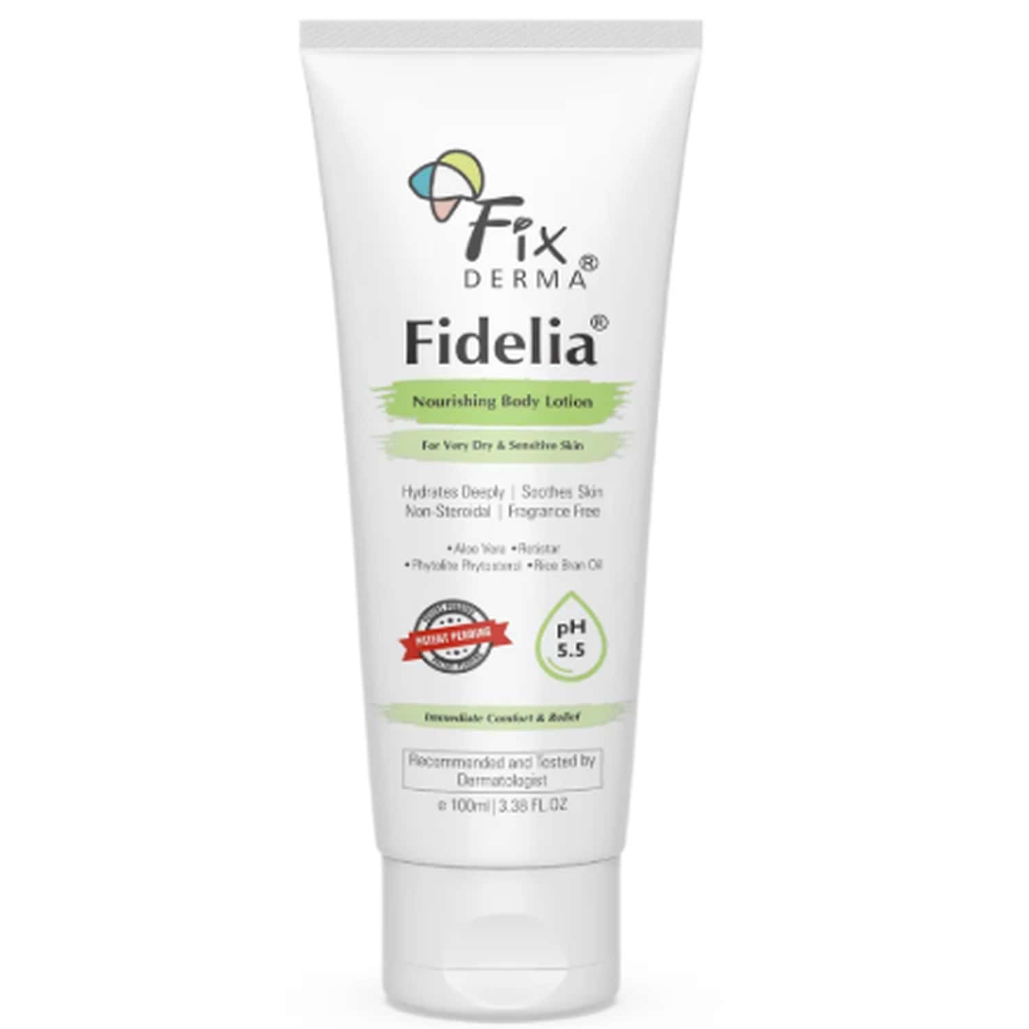Fixderma Fidelia Nourishing Body Lotion With Rice Brain Oil Aloe Vera - 100 Ml