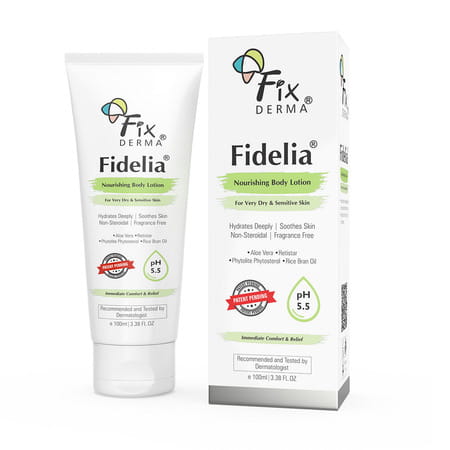 Fixderma Fidelia Nourishing Body Lotion With Rice Brain Oil Aloe Vera - 100 Ml