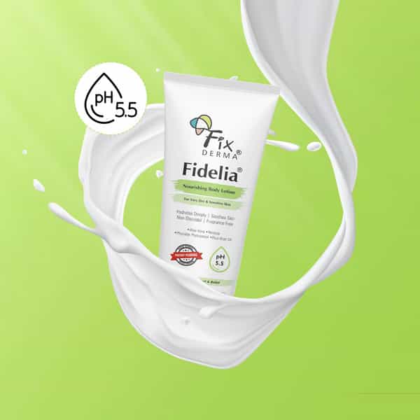 Fixderma Fidelia Nourishing Body Lotion With Rice Brain Oil Aloe Vera - 100 Ml