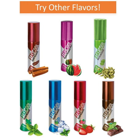 Staycool Breath Freshener Spray - Cool Mint Cinnamon Cardamom - Pack Of 3