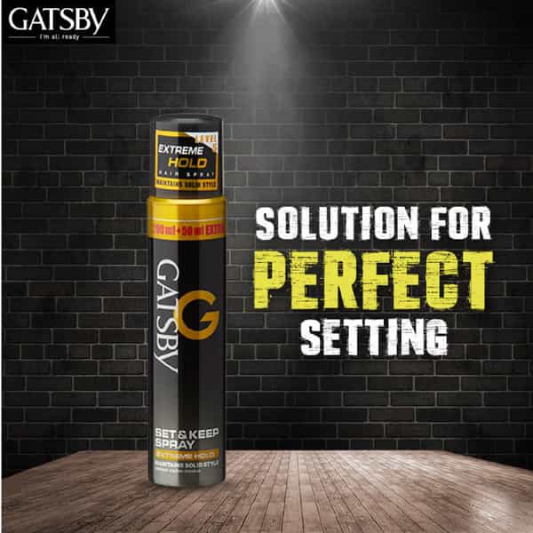 Gatsby Hair Spray Set & Keep Extreme Hold 250Ml