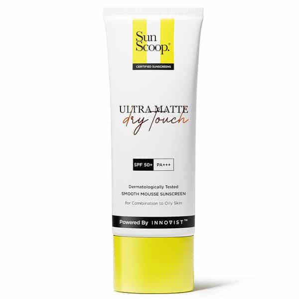 Sunscoop Ultra Matte Dry Touch Sunscreen Spf 50 Pa+++ | Spf50 For Oily Skin | Matte Finish 45G