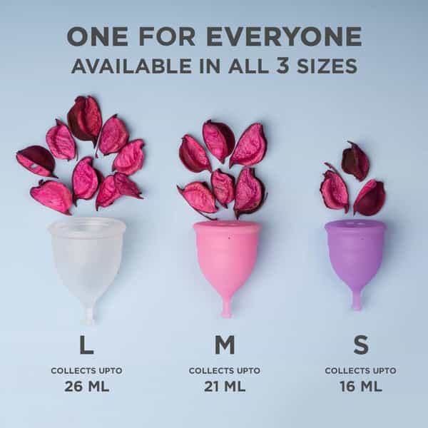 Pee Safe Reusable Menstrual Cup With Medical Grade Silcone For Women - Extra Small