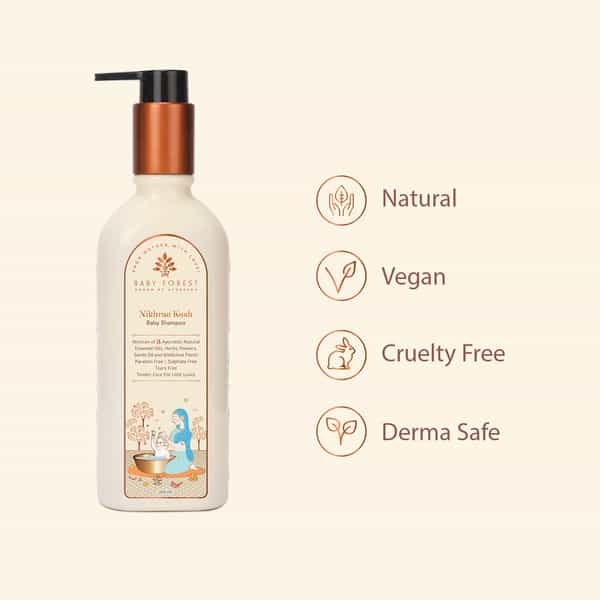 Baby Forest Nikhrae Kesh Baby Shampoo Infused With Paraben- Free Sulphate-Free Derma Safe- 200Ml
