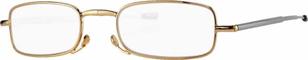 Klar Eye Folding Power Pocket Reading Glasses Men And Women Powers +0.75 To +3.50+3.25 Power Gold