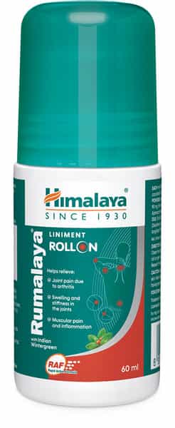 Himalaya Rumalaya | Helps Relieve Joint & Muscle Pain Rapid Action | Roll-On | Liniment | 60 Ml