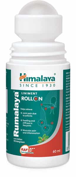 Himalaya Rumalaya | Helps Relieve Joint & Muscle Pain Rapid Action | Roll-On | Liniment | 60 Ml