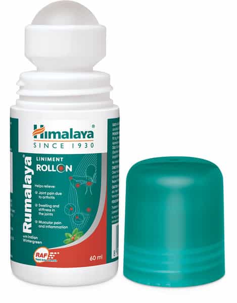 Himalaya Rumalaya | Helps Relieve Joint & Muscle Pain Rapid Action | Roll-On | Liniment | 60 Ml