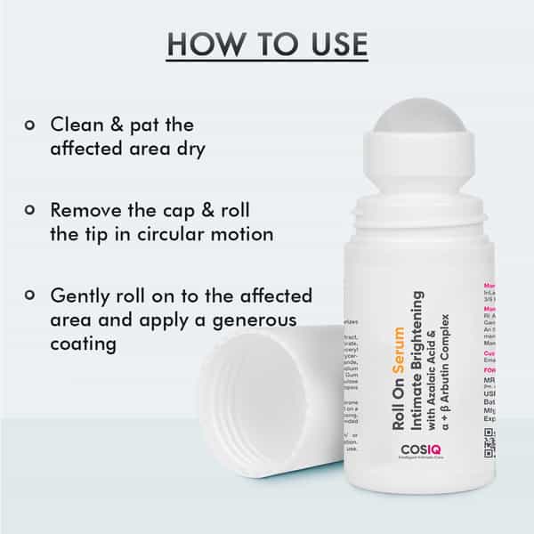 Cos-Iq Intimate Brightening Roll-On Serum 40 Ml