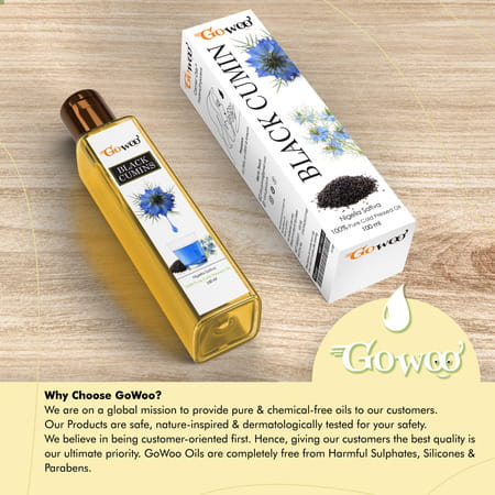 Pack Of 2 Thyme Essential Oil & Black Cumin Carrier Oil - 100% Pure & Natural Oil