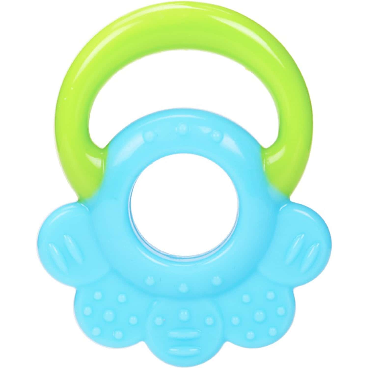 Meemee Multi-Textured Silicone Teether Teether (Blue | Green)