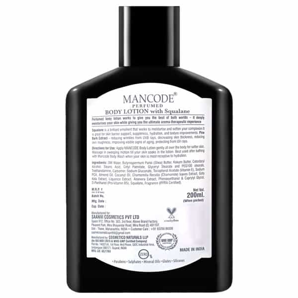 Mancode Intense Perfume Body Lotion For Men 200Ml