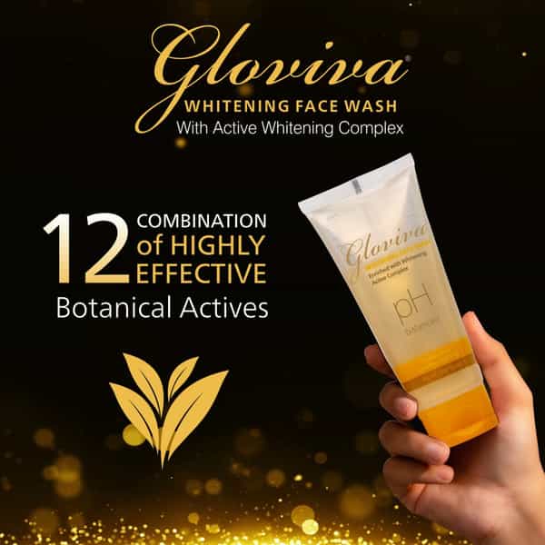 Gloviva Whitening Face Wash 100 Ml | Berberry & Green Tea | Paraben Free (Pack Of 3)
