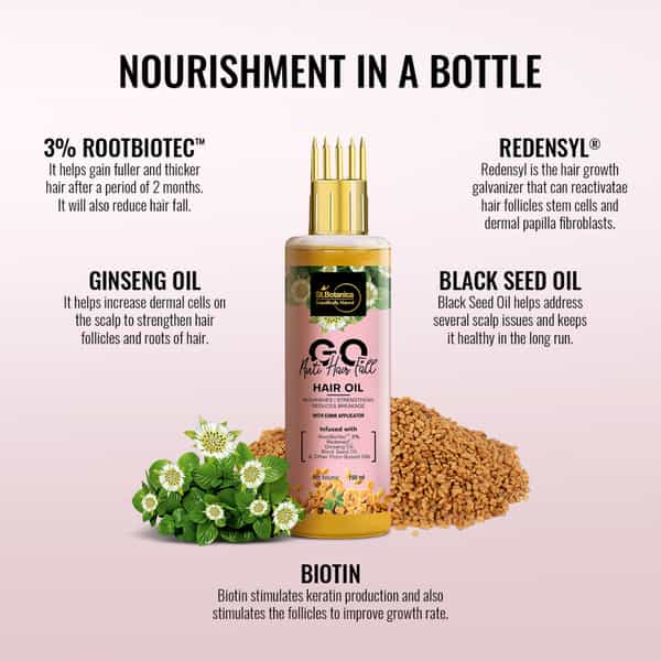 Stbotanica Go Anti-Hair Fall Hair Oil - 150Ml
