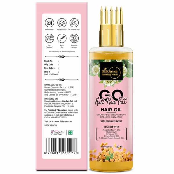 Stbotanica Go Anti-Hair Fall Hair Oil - 150Ml