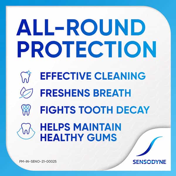 Sensodyne Toothpaste Fresh Gel Combo Pack | 450 Gm Multi-Pack (150 Gm - Buy 2 Get 1 Free)