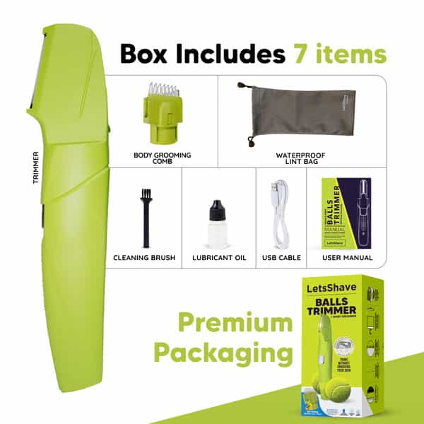 Letsshave Balls Trimmer International And Balm