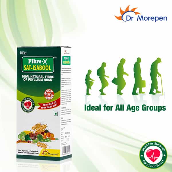 Dr. Morepen Fiber-X Sat Isabgol - 100Gm