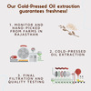 Cold Pressed White Sesame Oil | 100% Natural | Hair | Face | Body | Baby Massage 1000 Ml