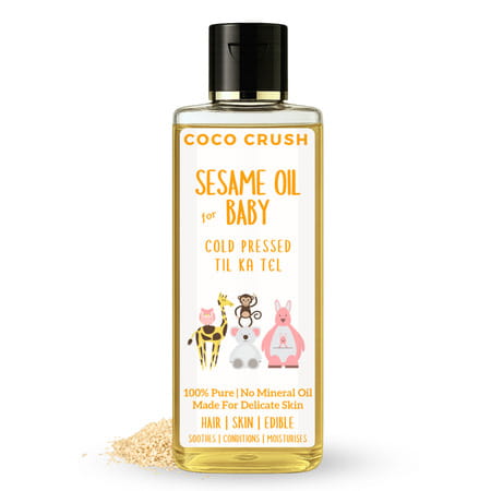 Cold Pressed Sesame Oil For Babies | Pure & Organic Hair And Body Massage Oil - 50ml