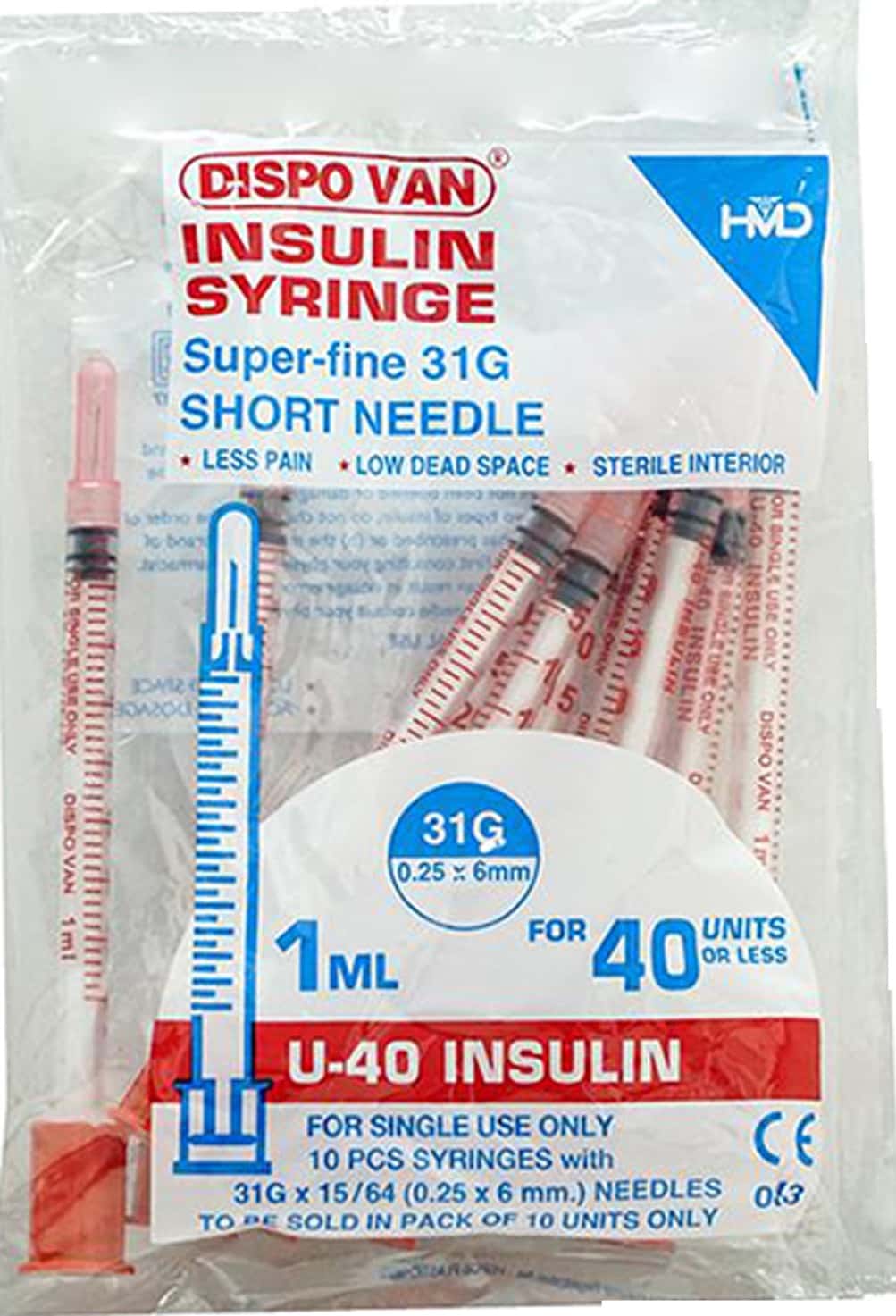 Dispo Van Insulin Syringe- 31g Needle
