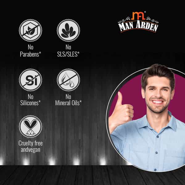 Man Arden Onion & Black Seed Hair Oil For Men For Dull Curry Leave Moringa Oil 100 Ml