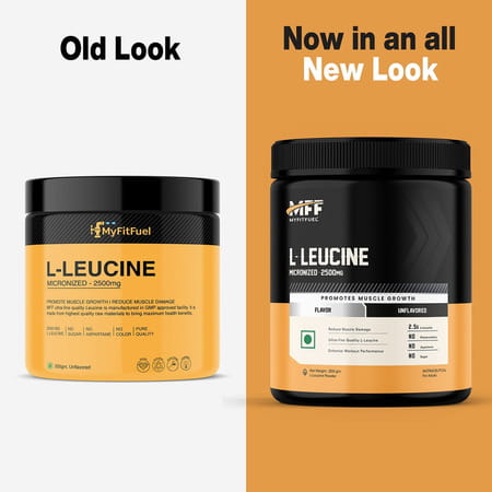Myfitfuel L-Leucine (0.44 Lbs) 200 Gm (Unflavored)| Amino Acid