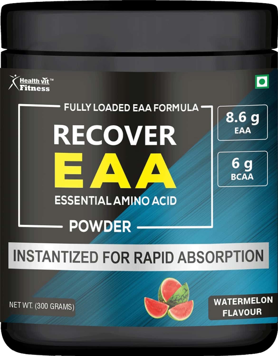 Healthvit Fitness Eaa Essential Amino Acid Powder - 300gm Watermelon Flavour