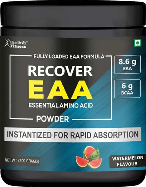 Healthvit Fitness Eaa Essential Amino Acid Powder - 300Gm Watermelon Flavour