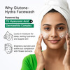 Glutone-Hydra Face Wash 1% Hyaluronic Acid & Dermawhite Cleanser For Dry Skin 100Ml (Pack Of 2)