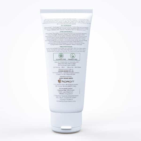 Glutone-Hydra Face Wash 1% Hyaluronic Acid & Dermawhite Cleanser For Dry Skin 100Ml (Pack Of 2)