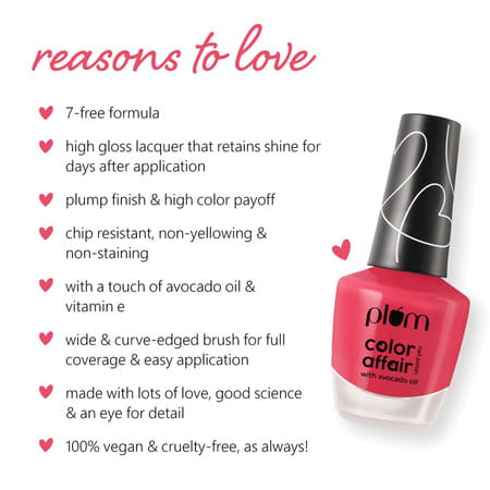 Plum Color Affair Nail Polish - Pick-A-Peach - 137 7-Free Formula 11 Ml