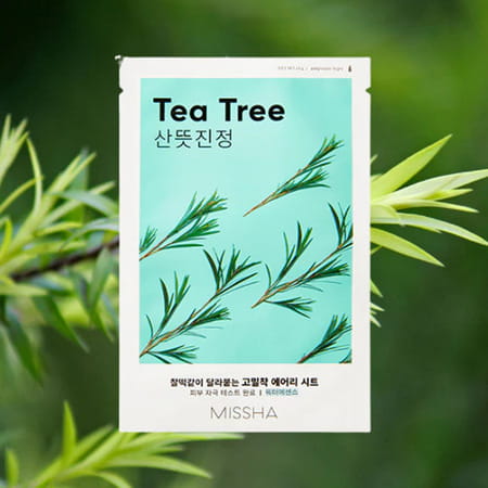 Missha Airy Fit Sheet Mask [Tea Tree] - Pack Of 5
