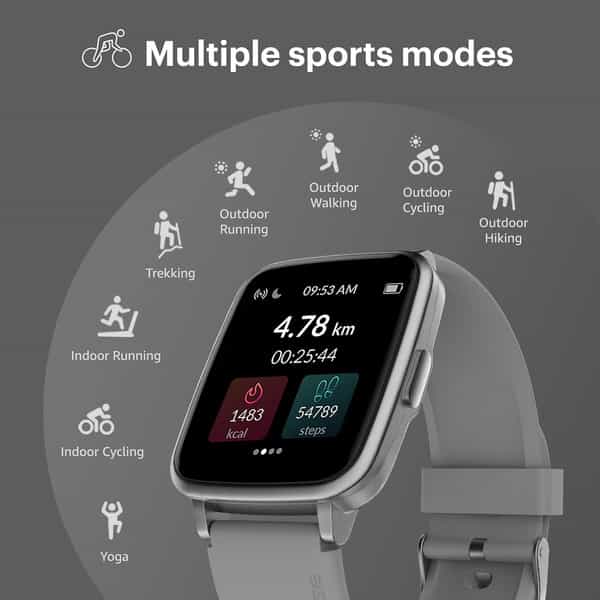 Noise Colorfit Pulse Smartwatch (Mist Grey)