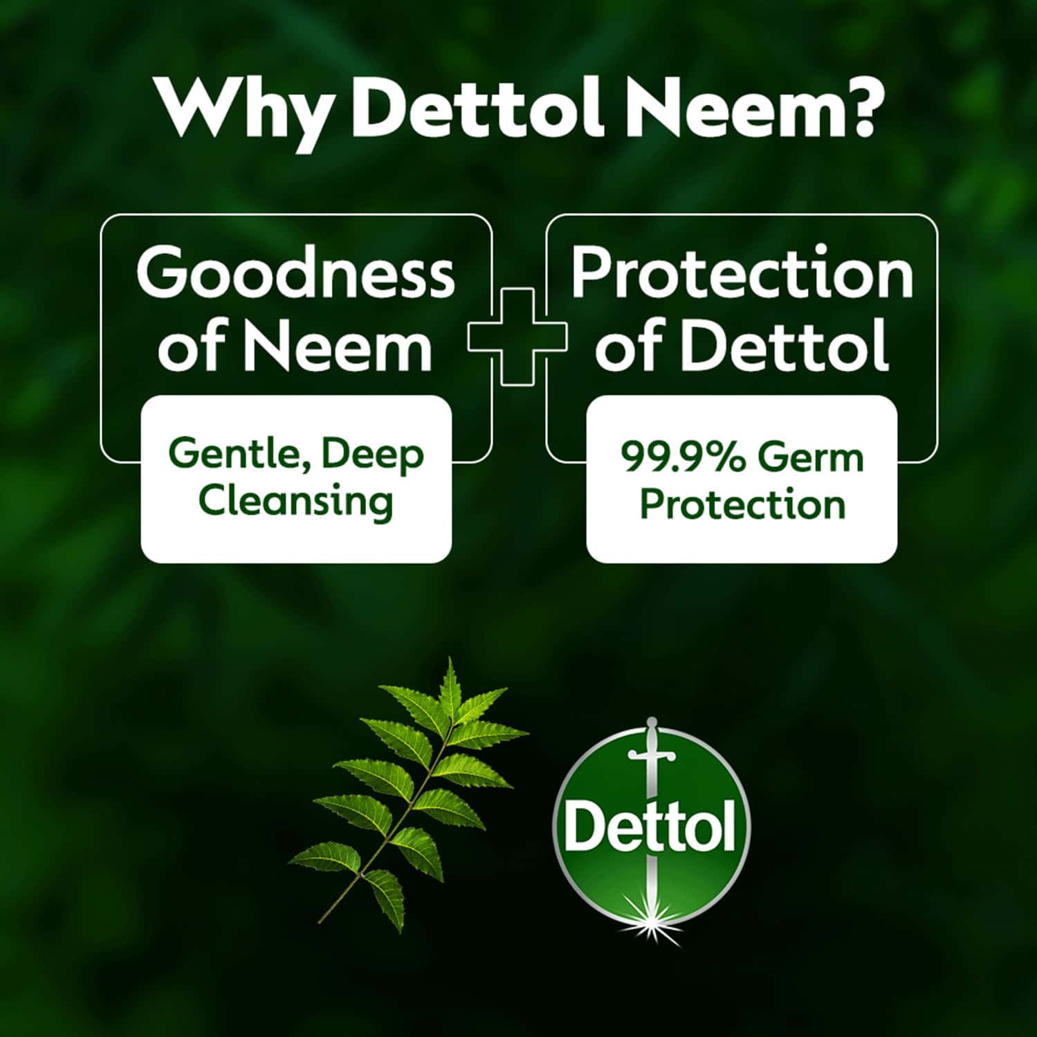 Buy DETTOL NEEM BATHING SOAP BAR WITH PURE NEEM OIL 75G Online & Get