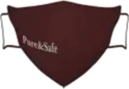 Khadi Essentials Pure&safe N95 Kids Cotton Reusable Face Mask With Nose Clip Pack Of 5 (brown)