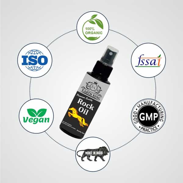 Earth King Rock Oil | Long Time | Penis Growth & Sexual Wellness & Performance|Men|30Ml Pack Of 2