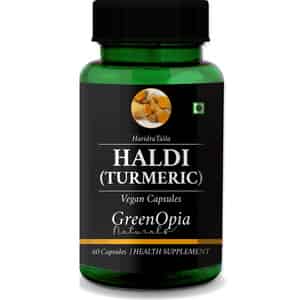 Greenopia Haldi (turmeric) 60 Liquid Filled Vegetarian Capsules