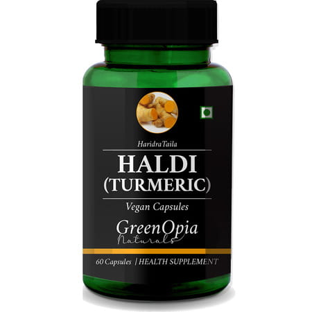 Greenopia Haldi (Turmeric) 60 Liquid Filled Vegetarian Capsules