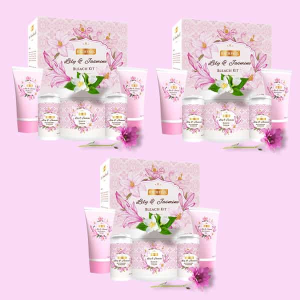 Richfeel Lily & Jasmine Bleach Kit 320 G X 3 Combo