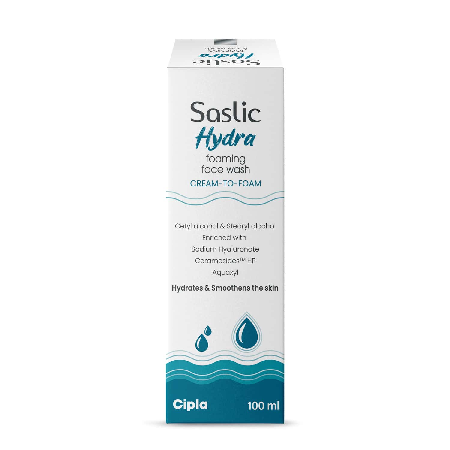 Saslic Hydra Cream To Foam Foaming Face Wash | Bottle | 100ml