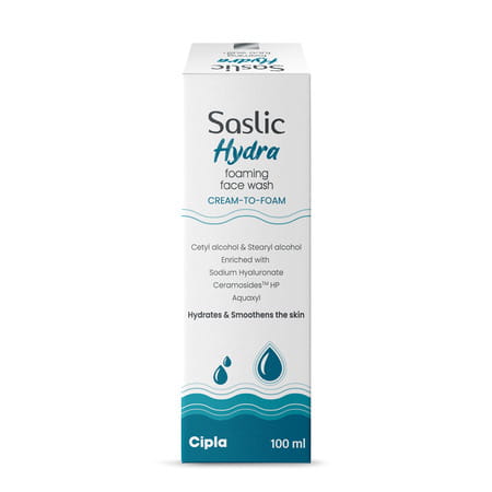 Saslic Hydra Cream To Foam Foaming Face Wash | Bottle | 100ml