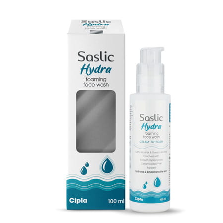 Saslic Hydra Cream To Foam Foaming Face Wash | Bottle | 100Ml