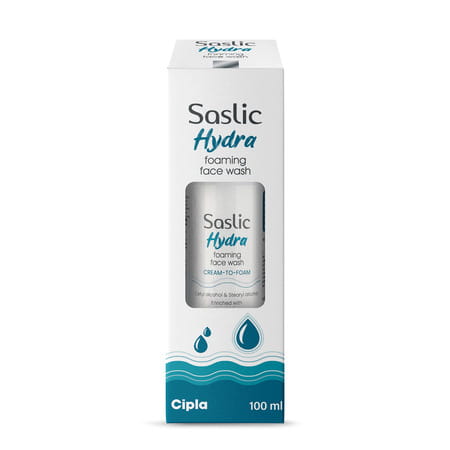Saslic Hydra Cream To Foam Foaming Face Wash | Bottle | 100Ml