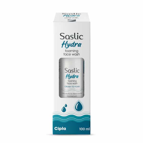 Saslic Hydra Cream To Foam Foaming Face Wash | Bottle | 100Ml
