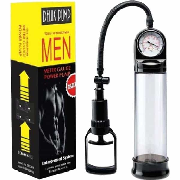 Delux Pumps With Meter Gauge - Handheld Pump With A Quick Release Valve For Comfort